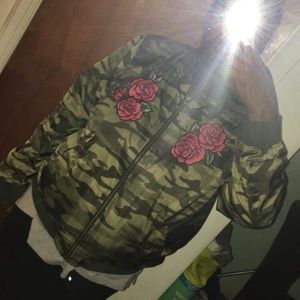 Torrid Camo Bomber Jacket